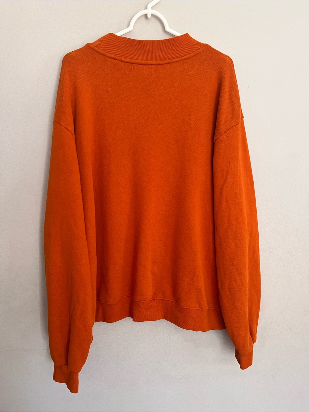Parke Varsity Mockneck Burnt Orange Fall Halloween Sweatshirt Size XXL - Picture 5 of 5